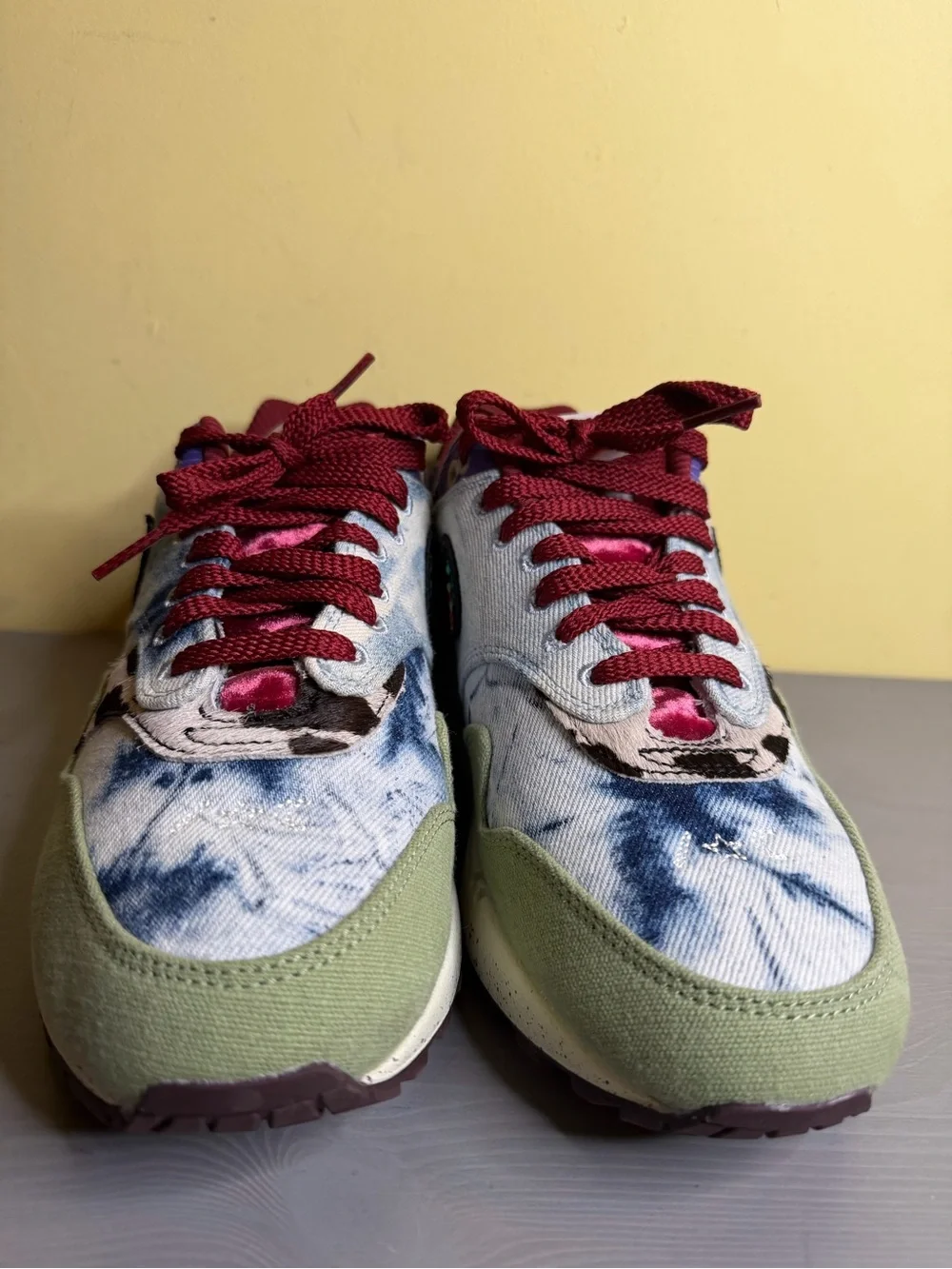 Nike AirMax 1 X The Concepts Mellow - Multicolored canvas sneakers Men’s 8
